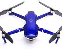 Wrapgrade Poly Skin for DJI Mavic 2 Main Unit (Stratosphere Blue)