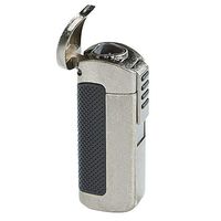 Lotus CEO Triple Torch Flame Lighter w/ Cigar Punch - Antique Pewter