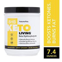 KetoLiving BHB Berry Lemonade Drink Mix - 7 oz Vegan Drink Powder - Boosts Ketones, Ignites Fat Burning - Promotes Appetite Control & Increased Energy - Gluten-Free, Vegetarian - 20 Servings