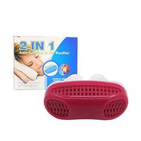 Nose Vents Solution for Comfortable Sleep - Anti Snoring Devices to Ease Breathing - Air Purifier Filter Stop Snore Nasal Dilators (Red)