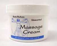 Real Bodywork Santa Barbara Massage Cream - Unscented 32 Ounce Jar