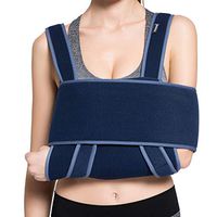 Velpeau Arm Sling Shoulder Immobilizer - Can Be Used During Sleep - Rotator Cuff Support Brace - Adjustable Medical Sling for Broken & Fractured Bones, Dislocation, Sprains, Strains & Tears (Medium)