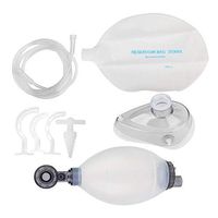 Leftwei First Aid kit,Silica Gel Adult Manual Simple Breathing Apparatus Resuscitator Ambu Bag First Aid kit Tool