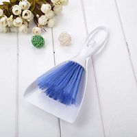 Hand Broom and Dustpan Set, Mini Dustpan Brush Nesting Tiny Cleanning Broom for Table, Desk, Counertop, Keyboard, Car, Dog, Cat and Other Pets