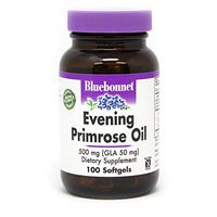 BlueBonnet Evening Primrose Oil Softgels, 500 mg, 100 Count (743715009189)