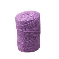Ammzzoo111 Merry Christmas DIY Christmas Ribbon Rolls Jute Twine Hemp Rope DIY Craft Cord for Wedding Gift Package Party Decoration -50/100cm Purple 100m