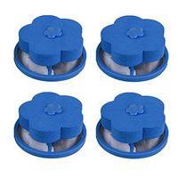 Wffo 1/2/4/6/8PCS Flower-Shaped Washing Machine Hair Remover♚♚ Floating Filter Bag ♚♚ Decontamination Hair Removal Laundry Ball (4 PCS)