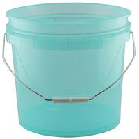 3.5-gal. Green Plastic Translucent Pail (10-Pack)