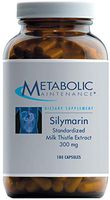 Metabolic Maintenance Silymarin - 300 Milligrams Standardized 80% Milk Thistle for Liver Support (180 Capsules)