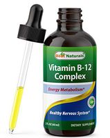 Best Naturals Vitamin B12 Liquid Complex - 2 FL OZ (60 ML) - Best Supplement to Increase Energy, Enhance Mood, Sharpen Focus and Boost Metabolism - Liquid Form for Fast Absorption