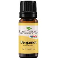 Plant Therapy Bergamot Essential Oil 100% Pure, Undiluted, Natural Aromatherapy, Therapeutic Grade 10 mL (1/3 oz)
