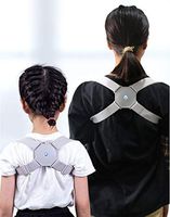 MOREHM Smart Posture Corrector for Women Men Kids, Electronic Posture Reminder with Sensor Vibration, Adjustable Upper Back Brace Straightener for Hunching, Invisible Posture Trainer Under Clothes