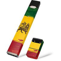 Skinit Decal Wrap for Juul E-Cigarette - Originally Designed The Lion of Judah Rasta Flag Design