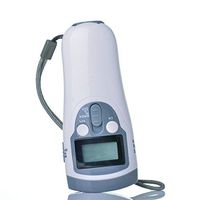 Dynamo Crank LED Flashlight AM/FM Radio w/ LCD Display & Siren