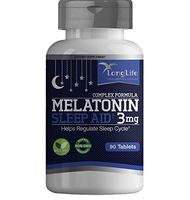 MELATONIN 3MG SLEEP AID. 90 veggie capsules, Regulates sleep cycle