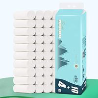 Newdanceus 14 Rolls Toilet Tissue Paper Degradable Soft Toilet Paper 3/4-Ply for Home Kitchen Bathroom Restaurant Strong And Highly Absorbent Hand Towels