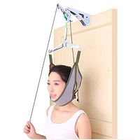 Neck Cervical Traction Unit Kit,Over Door Cervical Traction Neck Spinal Decompression Orthopedic Physical Disk Relief