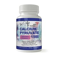 Dr. Jeff's High Potency Calcium Pyruvate 1500mg Daily Antioxidant Formula 60 Capsules - Includes Bonus Diet eBook