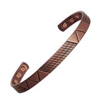 ProExl Athens Pure Solid Copper Magnetic Bracelet for Arthritis Relief (6 3/4 inch)