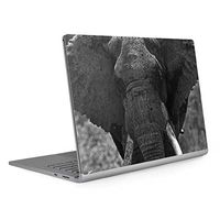 Skinit Decal Laptop Skin for Surface Book 2 15in - Originally Designed Black and White Elephant Design