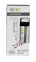Aura Cacia Roll-On Essential Oil Blend, Lavender, 0.31 Ounce (Pack of 12)