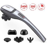 Handheld Massager Percussion,Rechargeable Portable Cordless Electric Deep Tissue Massager for Muscle,Back,Neck,Shoulder,Full Body Pain Relief,Perfect Gifts
