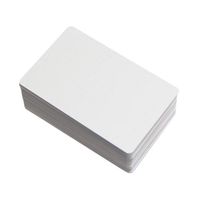 100 Pack NTAG215 Card CR80 Blank White NFC PVC ISO Cards