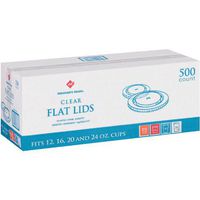 Member's Mark Flat Plastic Lids, Fits 12-24 Oz. (500 Ct.)
