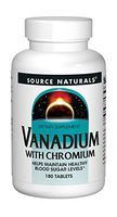 Source Naturals Vanadium with Chromium - Helps Maintain Healthy Blood Sugar Levels - 180 Tablets