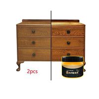 2PCS Wood Seasoning Beewax - Traditional Beeswax Polish for Wood & Furniture, All-Purpose Beewax for Wood Cleaner and Polish Wipes - Non Toxic for Furniture to Beautify & Protect, No Build-Up