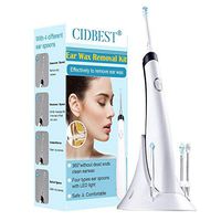 Ear Wax Removal Kit, Ear Cleaner, Electric Earwax Removal Tools, Ear Vacuum Cleaner, Soft Silicone,4 Types Ear Spoons, with LED Light Powerful Suction, Safe ＆ Comfortable for Adults/Kids