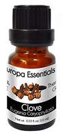 Europa Essentials 100% Pure Therapeutic Grade Essential Oils, 31 Aromatherapy Scents Collection – Clove, 10ml