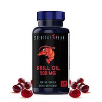 Krill Oil, FDA Approved Facility, with Omega-3s EPA, DHA - Essential Peak
