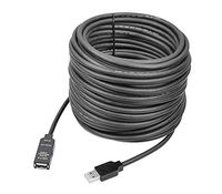 SIIG 49 Feet (15M) USB 2.0 Active Repeater Extension Cable Type A Male to Female, Daisy-chainable (JU-CB0311-S1)