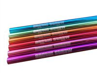 6 Aluminum Reusable Arctic Metal Colored Color Drinking Straws Frozen Drinks Party idea Birthday Present Gift for men women mom dad