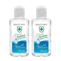 Hand Sanitizer Gel to Go No Water Needed Hand Soap Alcohol Based Hand Sanitizer Portable Travel Size Instant Hand Refreshing Gel Disinfection Hand Wash Gel (2Pcs)
