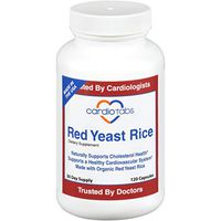Red Yeast Rice - Made from Certified Organic red Yeast - 100% American Made - 1200 mg - 120 Capsules