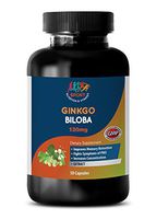 Anti inflammatory Supplement Powder - Ginkgo BILOBA 120MG - Gingko biloba Immune System Booster - 1 Bottle (50 Capsules)