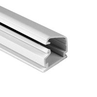 Hellermann Tyton TSR1FW-8A TSR 0.75", Raceway, 8.0 ft Long, PVC, Office White, 160ft Length