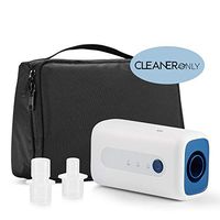 CleanerOnly Portable Cleaner and Sanitizer Rechargeable Ozone Cleaning Machine Bundle Includes Black Sanitizing Bag, Heated Hose Adapter and AirMini Hose Adapter