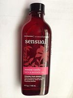 Bath & Body Works Aromatherapy Jasmine Vanilla ~ Sensuality ~ Massage Oil, 4 fl. oz. (118 ml)