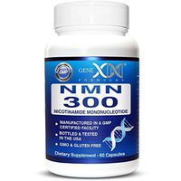 NMN Stabilized Form 300mg Serving Nicotinamide Mononucleotide Direct NAD+ Supplement More Stable Than Riboside Works Best When Paired with Resveratrol (2X 150mg Capsules 60ct).