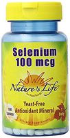 Selenium 100mcg - Vegetarian, Yeast-Free Nature's Life 100 Tabs