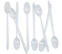 8" Long Soda/Sundae Spoons (White, 100)