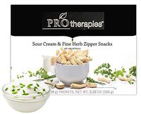 High Protein Chips - Keto Friendly Protein Sour Cream & Fine Herb Zippers (15g Protein) 7 Servings/Pack