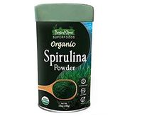 Organic Spirulina Powder 3.5 Oz - Amazing Natural Superfood - Rich In Amino Acids, Vitamins, & MInerals - Mix In Drinks, Smoothies, Shakes, & Recipes By Tropical Green Organics