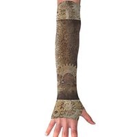 Huadduo Steampunk Top Hat As A Science Fiction Concept Made of Metal Copper Gears and Cogs Image UV Protection, Compression & Cooling Arm Sleeves for Cycling/Golf/Basketball/Other Sports