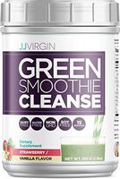 JJ Virgin Green Smoothie Cleanse - Protein and Greens with Amino Acid Profile, Strawberry-Vanilla Flavor (15 Servings, 510 Grams)