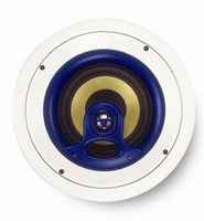 JA Audio 6.5" Fiberglass 2-Way 100 Watt Round In-Ceiling Speakers with Pivoting Tweeter (Pair)