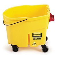 Rubbermaid Wavebrake Mop Bucket with Caster Kit, 35 Qt, Lot of 4